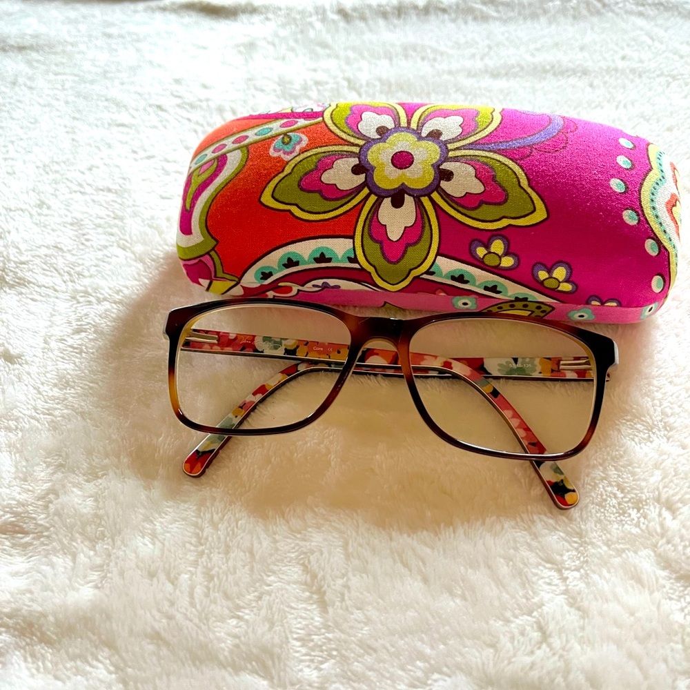 Vera Bradley eyeglasses with case